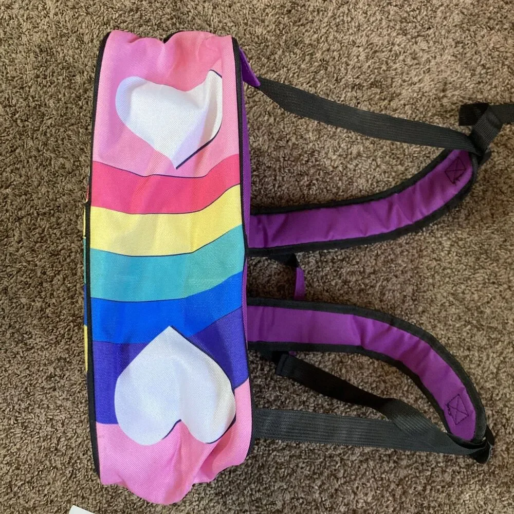 Fortnite Loot Llama Purple Sparkle Backpack / Overnight Bag Unicorn 2018 SPIRIT